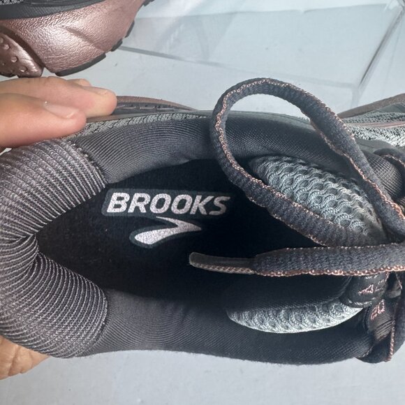 Brooks Adrenaline GTS 20 Womens Running Shoes Sz 10-B Gray Pink Cushion Support - Picture 8 of 15